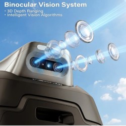 Sunteck 2000m2 RTK Cortador de Grama Robótico Sem Fio Dual Vision