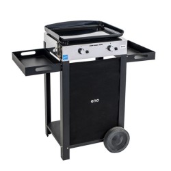 Cartuccia a gas Eno Initial 50 e Plancha 2 bruciatori in acciaio inox