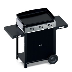 Eno Combo Initial 65 Gás Carrinho e Plancha 3 Queimadores de Aço Inoxidável