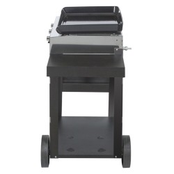 Eno Combo Initial 65 Gas Cart y Plancha 3 quemadores de acero inoxidable