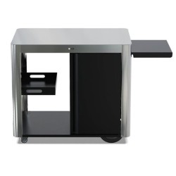 Eno Chariot Achille Inox avec porte noire