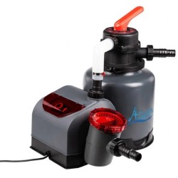 Filtro de areia 6m3h com Azuro temporizador para piscina de 30m3