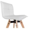 Lot de 4 Chaises Similicuir Blanc KosyForm Lot de 4 Chaises Similicuir Blanc KosyForm