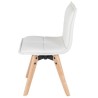Lot de 4 Chaises Similicuir Blanc KosyForm Lot de 4 Chaises Similicuir Blanc KosyForm