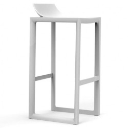 Tabouret Haut Wall Street Vondom Blanc