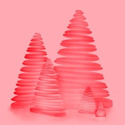 Sapin Chrismy Vondom Lumineux Led Avec Fil H200