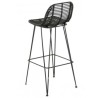 Lot de 2 Tabourets de Bar Noir Kubu Fil KosyForm Lot de 2 Tabourets de Bar Noir Kubu Fil KosyForm