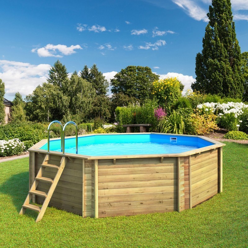 Piscine en Bois Hors-Sol Tropic 505 Octogonale BWT myPOOL Piscine en Bois Hors-Sol Tropic 505 Octogonale BWT myPOOL