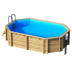 Piscine Bois Hors-Sol TROPIC Octogonale+ 523 x 313 BWT myPOOL
