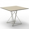 Table Faz Vondom Inox Ecru 100x100xH72