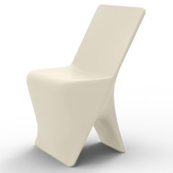 Conjunto de 2 cadeiras Vondom design Sloo Ecru