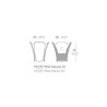 Pot Jardinière Design Pezzettina Vondom Bleu 50x50xH85