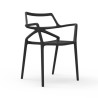Lot de 4 Chaises Delta Vondom Noir