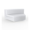 Ensemble Sofa Curve Vela Vondom Blanc Silvertex avec Table Basse