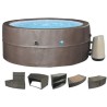 NetSpa VITA PREMIUM Tragbares Spa mit 6 Sitzplätzen mit Möbeln