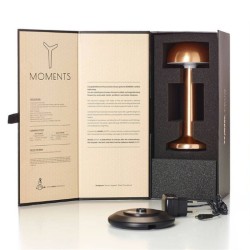 Luminaire de Table Imagilights Led Sans Fil Collection Moments Bronze Dôme