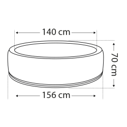 Spa Portable NetSpa Vita Rond 4 Places