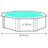 Piscine en Bois Hors-Sol Tropic 414 Octogonale BWT myPOOL