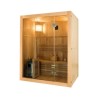 Outdoor-Sauna Gaia Nova 6-Sitzer Holl es mit 8 kW Harvia Herd