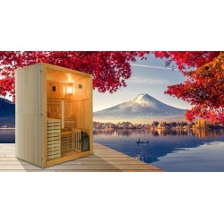 Gaïa Nova 6-seater outdoor sauna with Harvia stove 8 kW