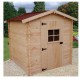 Giardino Shelter Legno Massello Habrita 3,08 mq con pavimento e 20mm