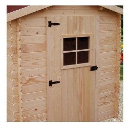 Garden Shelter Solid Wood Habrita 3,08 m² com piso e 20mm