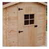 Garten-Unterholz Habrita Massivholz 3,08 m2 mit Boden und 20mm Madrier