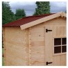 Garten-Unterholz Habrita Massivholz 3,08 m2 mit Boden und 20mm Madrier