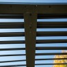 Pérgola Bioclimática Orientable Blades 11m2 y Brise-Vue fachada 3.6m