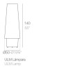 Bar Design Fiesta 120 cm Bright Vondom with worktop
