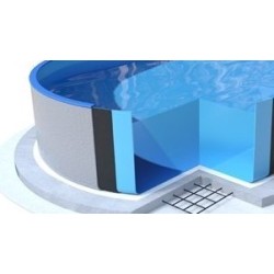 Piscina Oval Família Ibiza 600 Luxo Enterrado