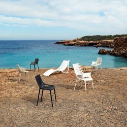 Lot de 4 Fauteuils Vondom  Ibiza Lounge Vert Pickle