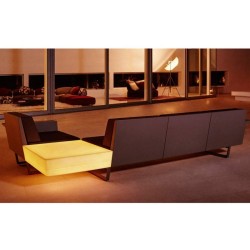 Canapé Vondom Delta sofa noir 2 places