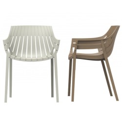 Lot de 4 fauteuils vondon Spritz écru