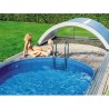 Cobertura para Piscina de Alumínio e Policarbonato 514x1066x178 Abrilios