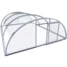 Poolüberdachung aus Aluminium und Polycarbonat 514x1066x178 Abrilios