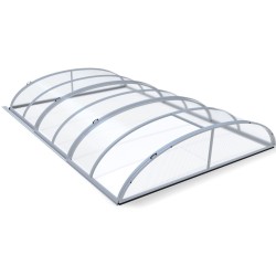 Pool-Schutz aus Aluminium und Polycarbonat 390 x 642 x 75
