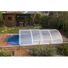 Copertura per piscina in alluminio e policarbonato 320x460x103 Abrilios