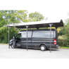 Carport Wohnmobil L7,60xH3,60m aus Aluminium und Habrita Polycarbonat