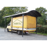 Carport Motorhome L7,60xH3,60m aluminum and polycarbonate Anti-UV Habrita