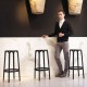 Lot de 4 tabourets de Bar Brooklyn Vondom hauteur d'assise 76 écru