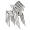 Lot de 4 fauteuils Vondom Brooklyn écru