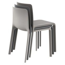 Lot de 4 fauteuils Vondom Kes noir