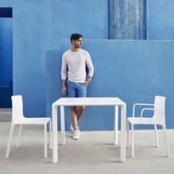 Lot de 4 chaises Vondom Kes noir