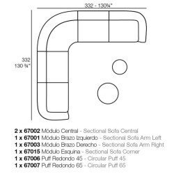 Fauteuil Vondom design Suave en tissu déperlant rouge Grenat 1046