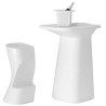 Lot de 2 Tabourets de bar Vondom Moma High hauteur d'assise 74 Lumineux sans fil