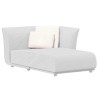 Sofa méridienne gauche Suave Vondom tissu déperlant blanc Snow 1041 Sofa méridienne gauche Suave Vondom tissu déperlant blanc Snow 1041