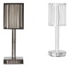 Lot de 2  Lampes Gatsby Prisma Fumée sans fil Vondom Led Lot de 2  Lampes Gatsby Prisma Fumée sans fil Vondom Led