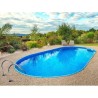 Oval Pool Ibiza Family 600 Luxury Buried