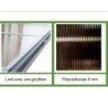 Carport Flat Roof 14.70m2 in aluminum and polycarbonate Habrita